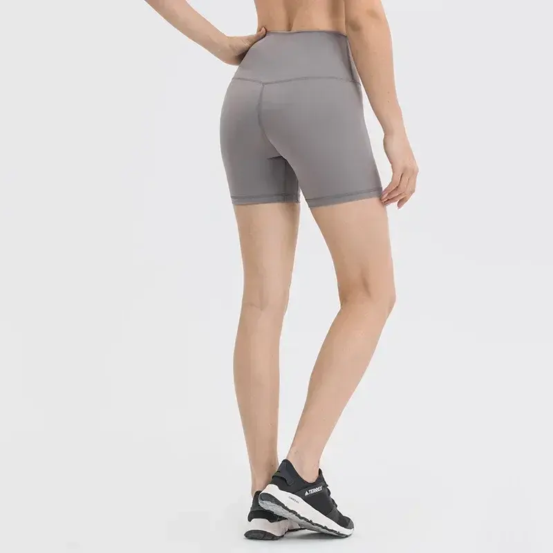 Женские спортивные шорты Lulu Align с высокой талией, дышащие быстросохнущие штаны для бега, фитнеса, тренировок, йоги, велосипедные шорты, брюки