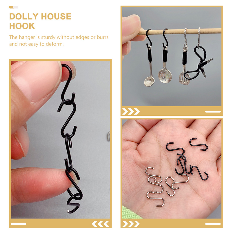 10 Pcs Supplies Hooks Hanging Hooks for Hanging Hooks For Decorationsations Clothes Hangerss Toy Dollhouse Hanging