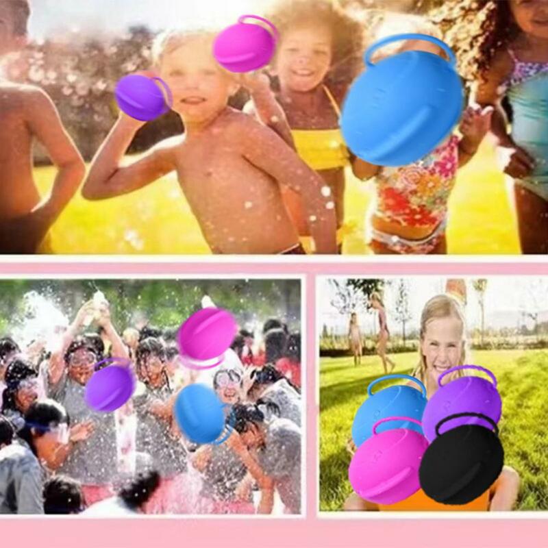 Juguete de agua reutilizable de silicona para exteriores, actividades de combate acuático, juguete de playa divertido para niños, familia para nadar