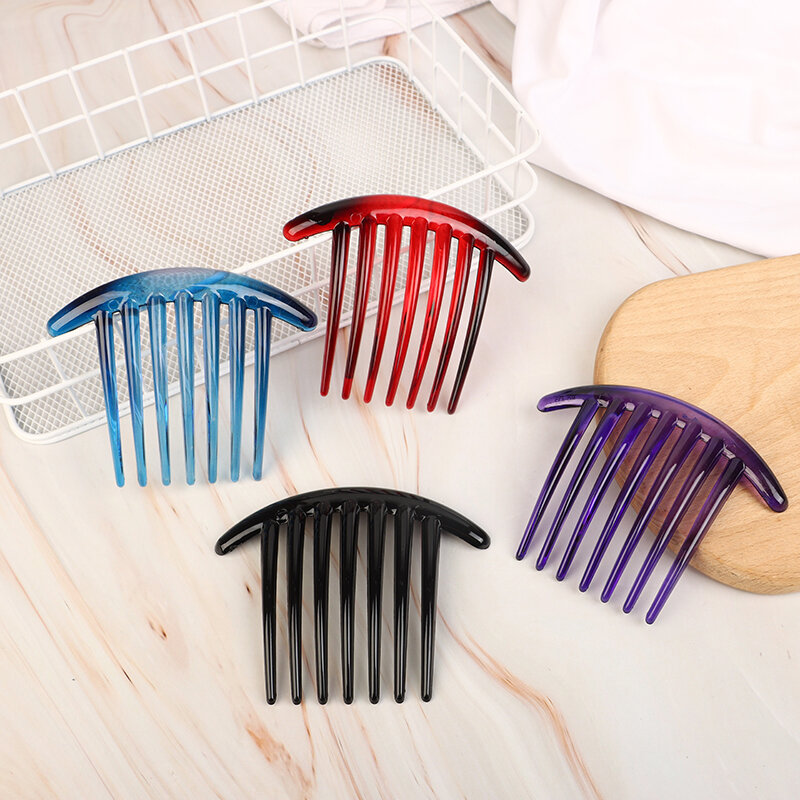 Teeth Plastic Hair Combs Headdress Comb With Teeth Insert Comb Lady Hair Accessories