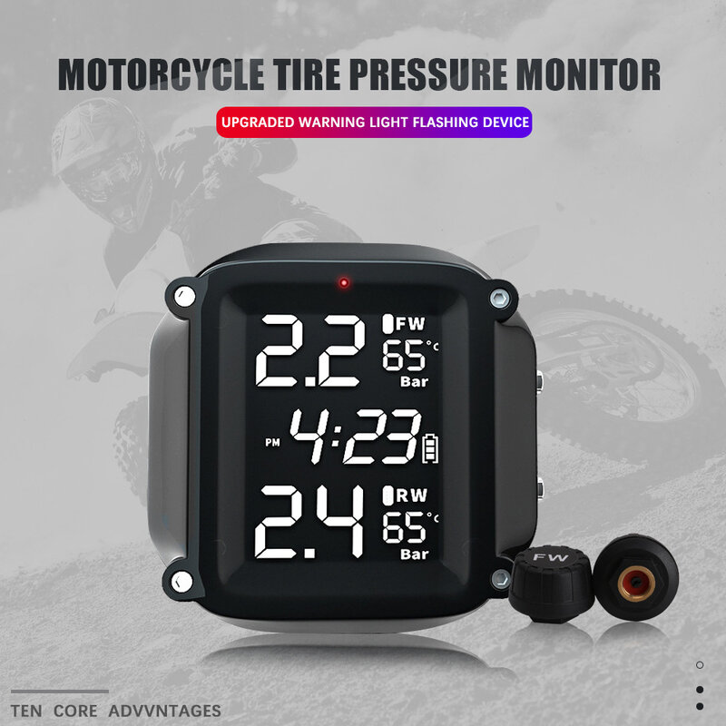 Sistema di monitoraggio della pressione dei pneumatici esterni sistema di monitoraggio della pressione dei pneumatici Bluetooth ad alta precisione Wireless Acesssories