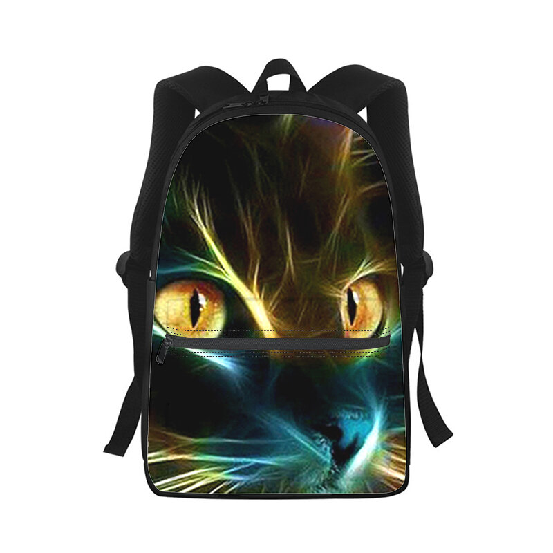 cute pet Cat Men Women Backpack 3D Print Fashion Student School Bag Laptop Backpack Kids Travel Shoulder Bag