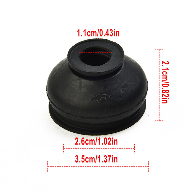 High Quality Practical To Use Replacement Ball Joints 6pcs Black Car Accessories Car Maintenance Dust Boot Gaiters HQ Rubber