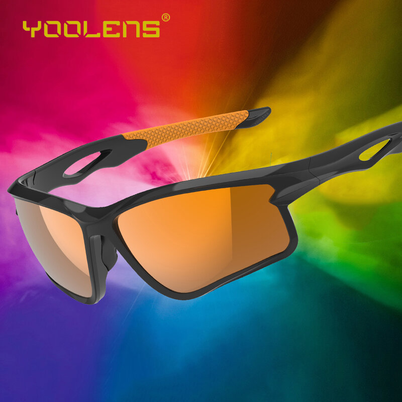 YOOLENS الاستقطاب النظارات الشمسية الرياضية للرجال النساء تشغيل الدراجات الصيد الغولف القيادة ظلال نظارات الشمس Tr90 Y030
