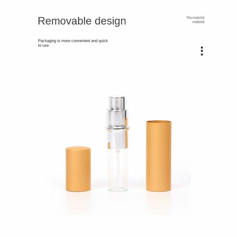 Botella de Perfume rellenable, atomizador de viaje, Mini contenedor de líquidos portátil, 5/10ml
