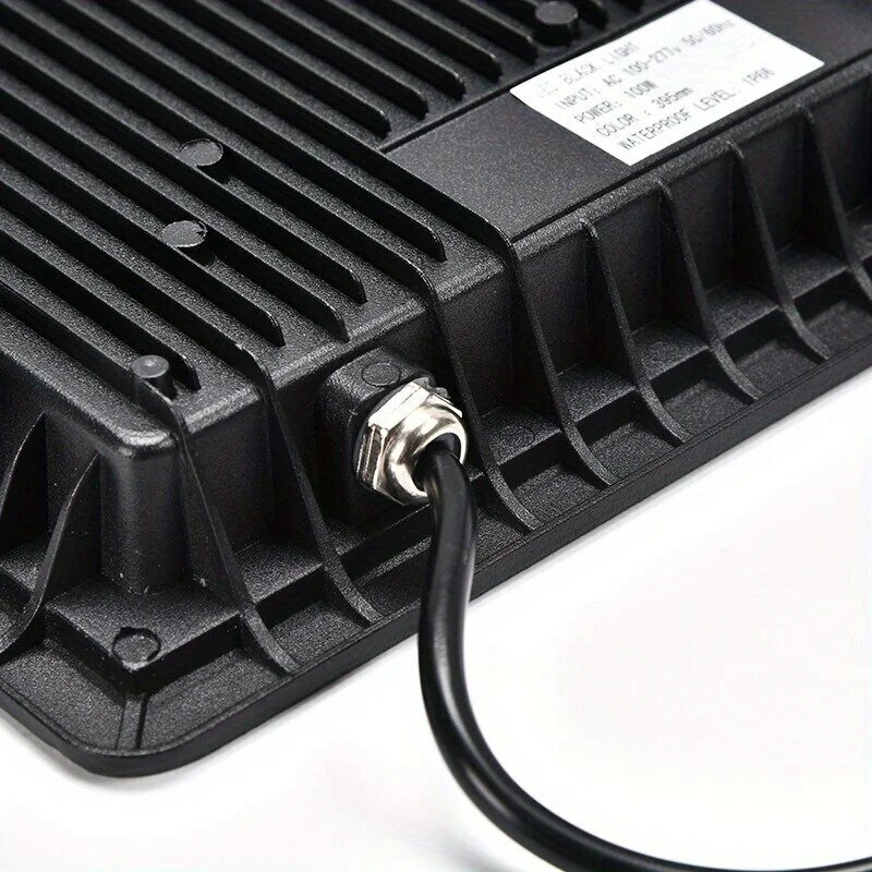 395nm ไฟสีดำ LED UV 30W 50W 100W 200W หลอดไฟ LED ประสิทธิภาพสูง IP66กันน้ำ-ฟลัดไลท์ UV สำหรับพิพิธภัณฑ์สัตว์น้ำในร่มหรือ O