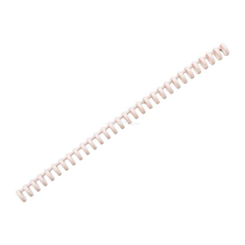 15mm Plastic Binding Coil 30-Ring 0.59" Diameter Multi-ring Binding Coil Clip Closure for Most Loose-leaf Notebooks Dropship