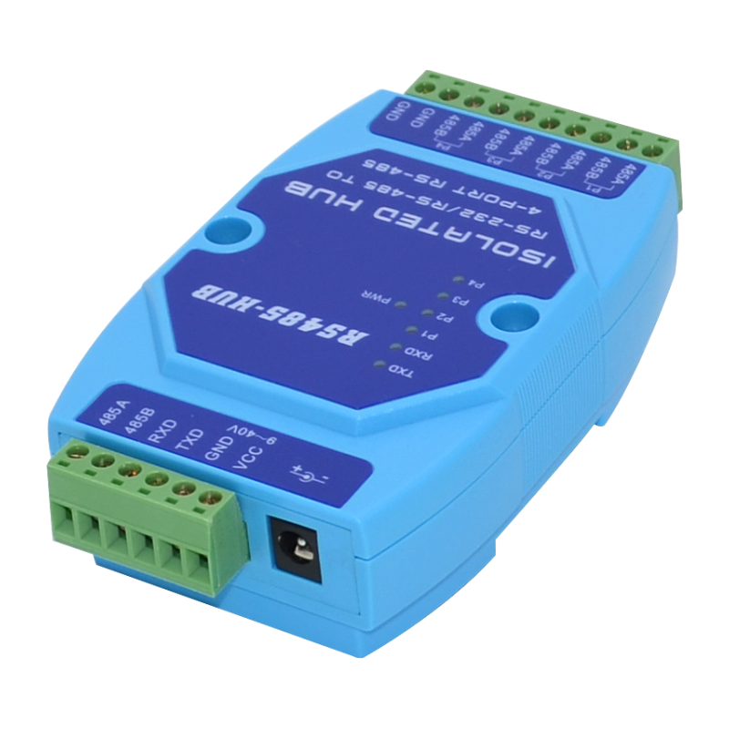 Industrial-grade photoelectric isolation 4CH RS485 Hub Sharing device 485 Splitter 1 in 4 out