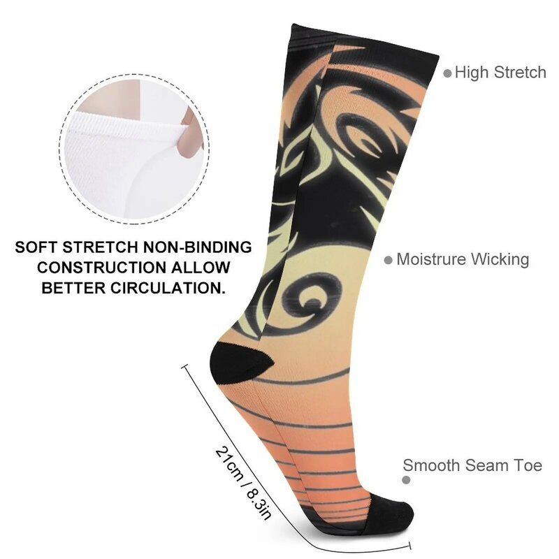Ninetales Tribal Design klassische Socken Socken Damenschuhe