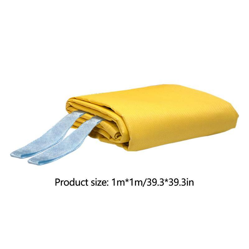 Fire Extinguisher Blanket Heat Resistance Home Fire Safety Blanket Cover Double-sided Silicone Coating Safety Products For