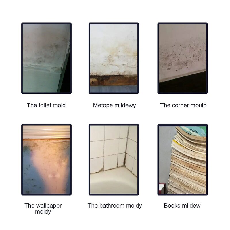60ml 액체 몰드 리무버 탈취 오염 제거 곰팡이 구충제 가구 세라믹 타일 풀, 욕실 주방 벽 바닥