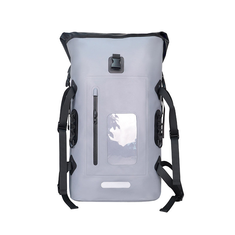 Рюкзаки для плавания 32L Водонепроницаемая сухая сумка, пляжный рюкзак для рафтинга, серфинга, дайвинга, сумки большой емкости для влажного и сухого погружения XM270