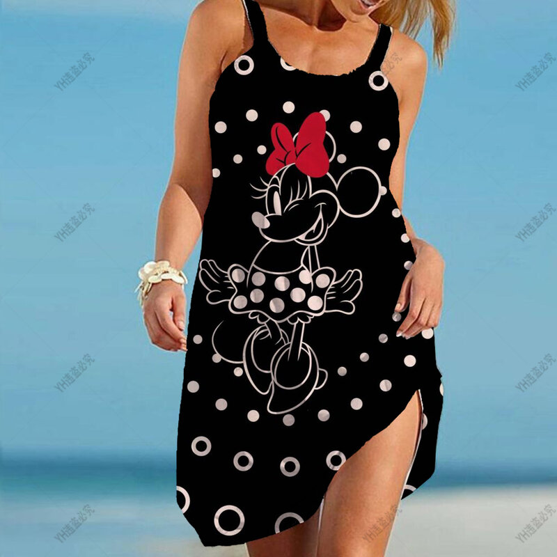 Disney Women's Plus Size Clothing Dresses for Summer Dress Women 2024 Plus Size Party Dresses 5xl Woman Elegant Dress