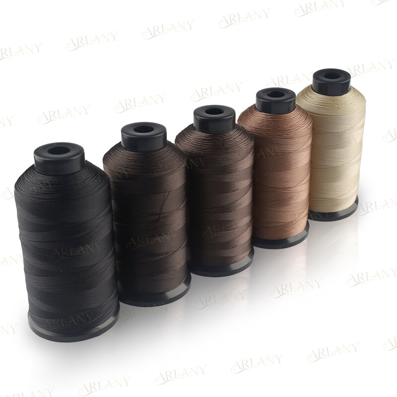 Nylon Bonded Weaving Thread for Hair Extensions Sewing 1500 yards/roll Wig Making Tools Sewing Accessories Beauty Salon Supplies