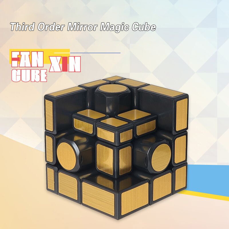 Fanxin Mirror Cube 3x3x3 Magic Speed Educational Puzzle Toys Magic Cubes For Kids Children Birthday Christmas Gifts