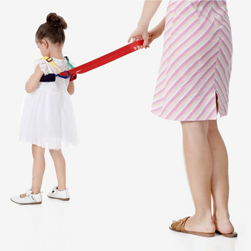 Mochila antiperda de elo de pulso para criança, andador, cinto de segurança, mochila, alça para caminhada, corda, arnês