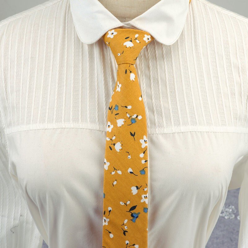 Floral Print Krawatte Für Männer Frauen Dünne Krawatte Für Hochzeit Casual Herren Krawatten Klassische Fisch Ente Anzüge Dünne Hals krawatten Krawatte