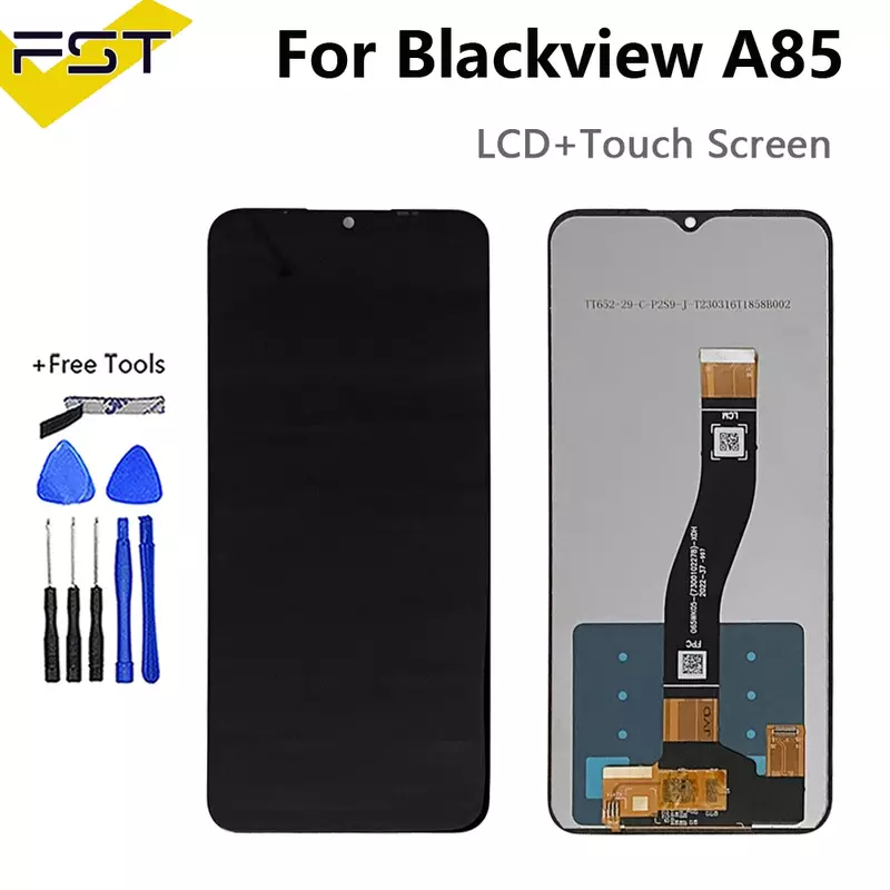 6.5 ''original für black view a85 lcd display touchscreen digitalis ierer baugruppe reparatur teile für black view a85 lcd glass ensor