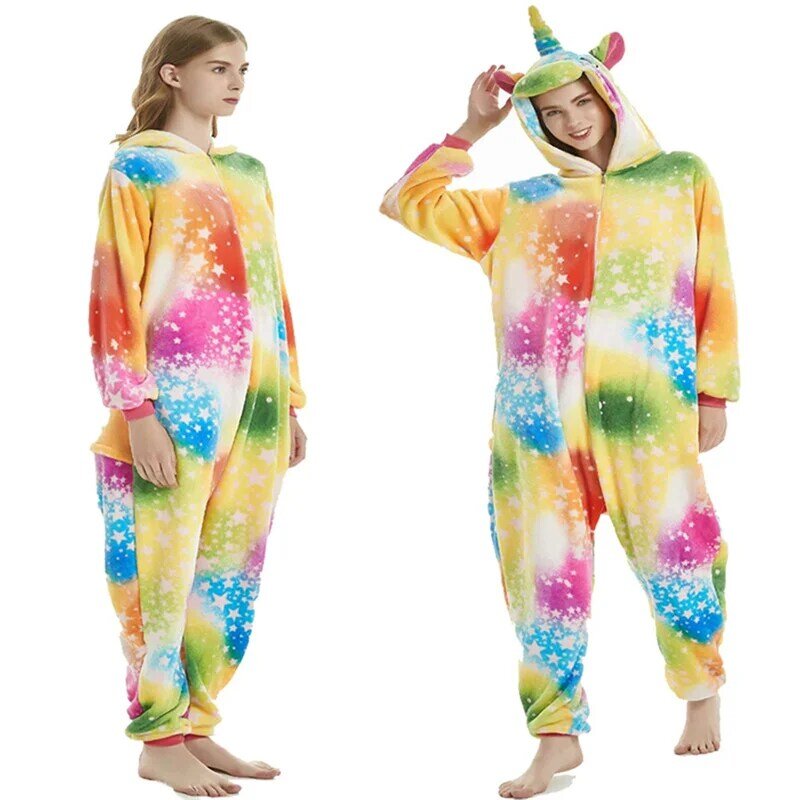 One Piece Pajamas Sleepwear Nightgown Homewear Lingerie Bodysuits Jumpsuit Halloween Cosplay Costumes Long Sleeve Fluffy Pajamas