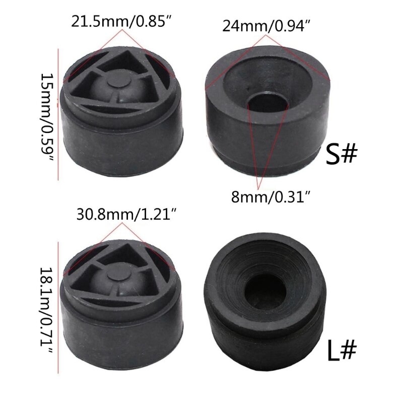 Engine Cover Rubber Vibration Mounting Bush Grommet for Focus 1434444 4M5G -6A994-AA Drop Shipping