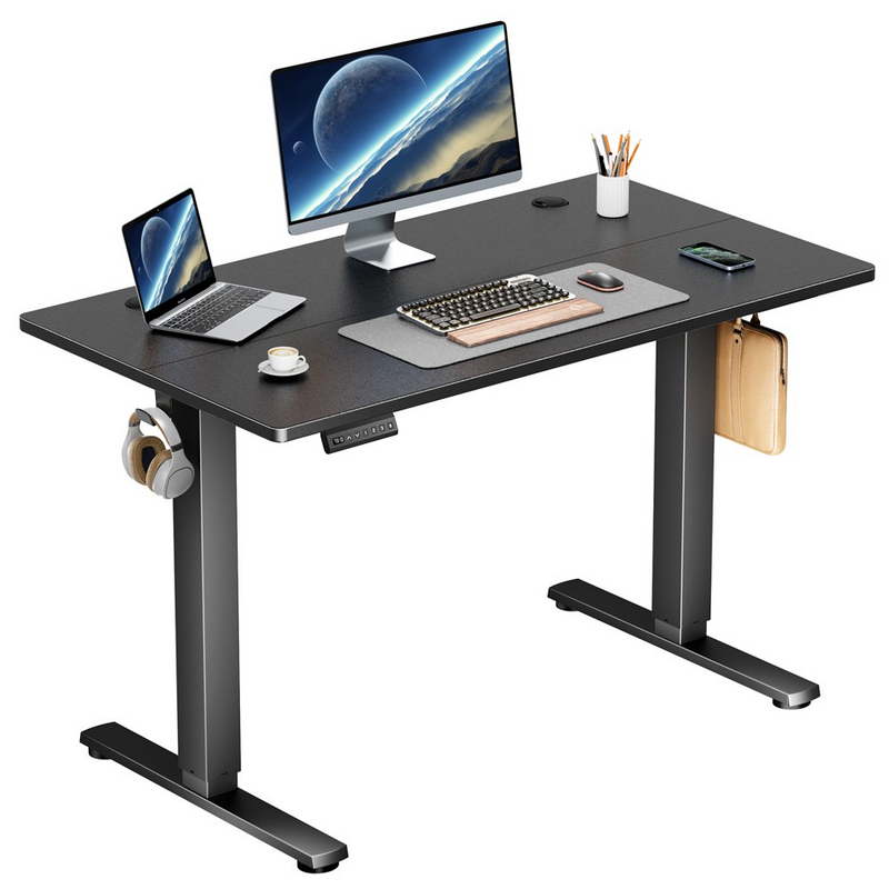 Meja kantor rumah, meja berdiri tinggi dapat disesuaikan