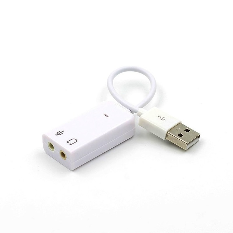 Carte son externe USB 7.1, adaptateur audio jack 3.5mm, pour Macbook, ordinateur portable