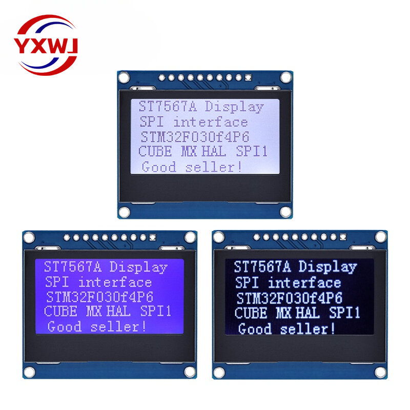 12864 SPI LCD Module 128X64 SPI ST7567A COG Graphic Display Screen Board LCM Panel 128x64 Dot Matrix Screen for Arduino