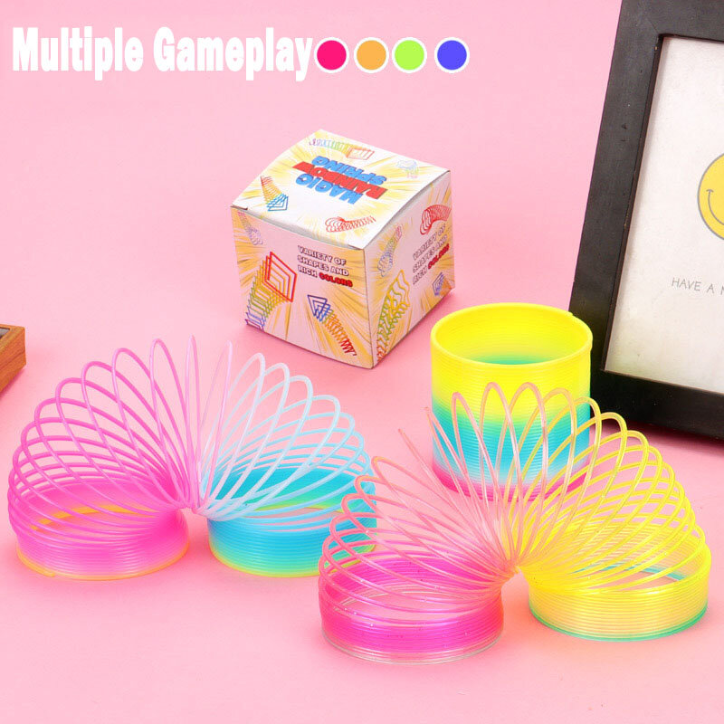Scatola di Puzzle per bambini con cerchio arcobaleno giocattoli musicali pieghevoli giocattoli da gioco classici per bambini regali maschili e femminili