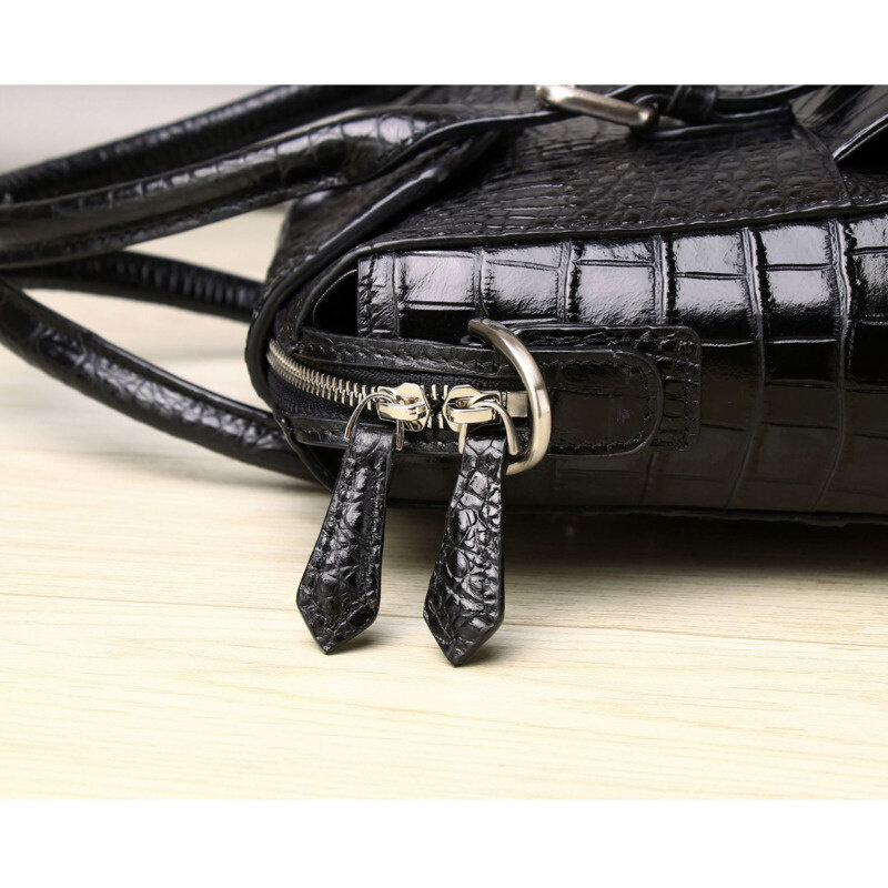 Large Capacity Men Luxury Single Shoulder Messenger Handbag Genuine Leather Business Briefcase High Quality Crossbody Laptop Bag