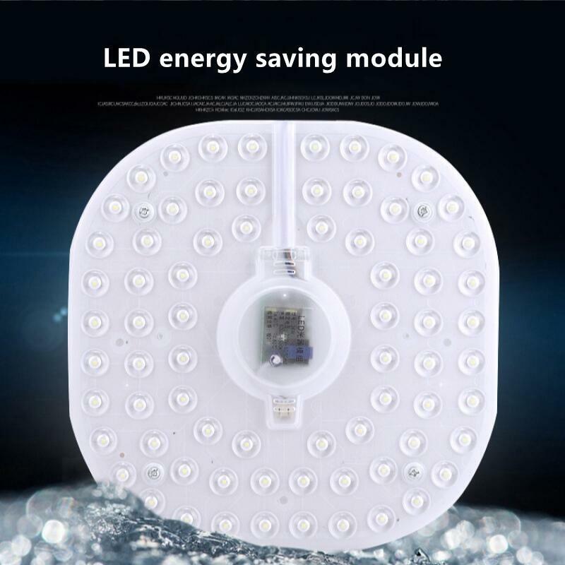 PANEL circular de luz LED, lámpara circular de techo, chip de repuesto, AC220V, 36W, 24W, 18W, 12W