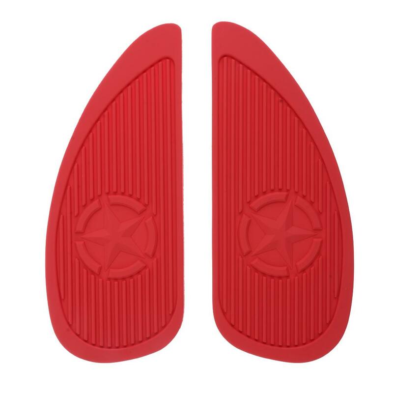 2pcs Motorcycle Tank Pad Traction Side Fuel Grip Decal Protector for Honda