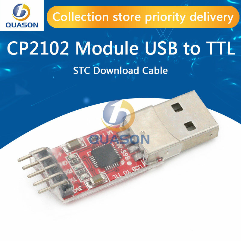 Модуль CP2102 USB для TTL serial UART STC, кабель для загрузки PL2303, улучшенная линия суперкисти, 1 шт.