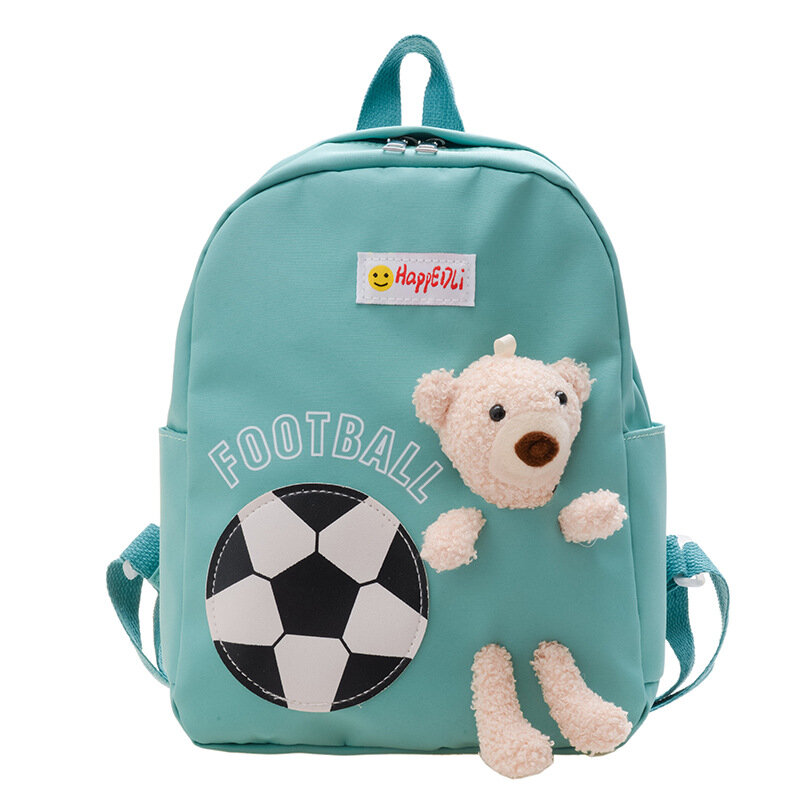 الدب على ظهره حقيبة مدرسية رياض الأطفال