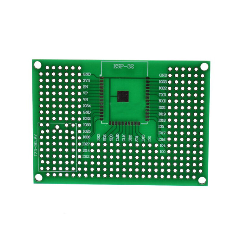 Papan PCB prototipe sisi ganda 5x7cm perisai roti papan sirkuit untuk Relay Arduino ESP8266 WIFI ESP-12F ESP-12E ESP32 ESP32S