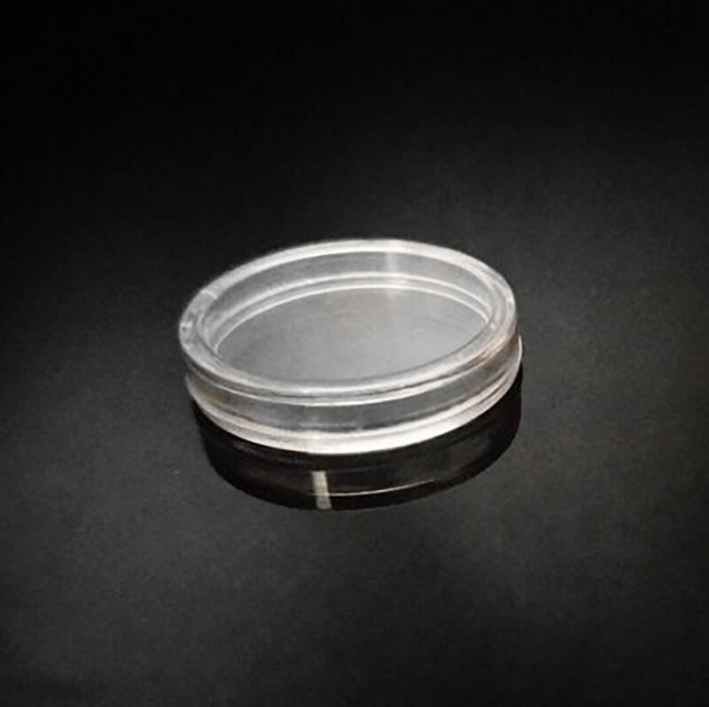 Diâmetro 19/23/25/30mm redondo 5 pces cápsulas transparentes da moeda artesanato recipientes armazenamento/coleção caixas suportes