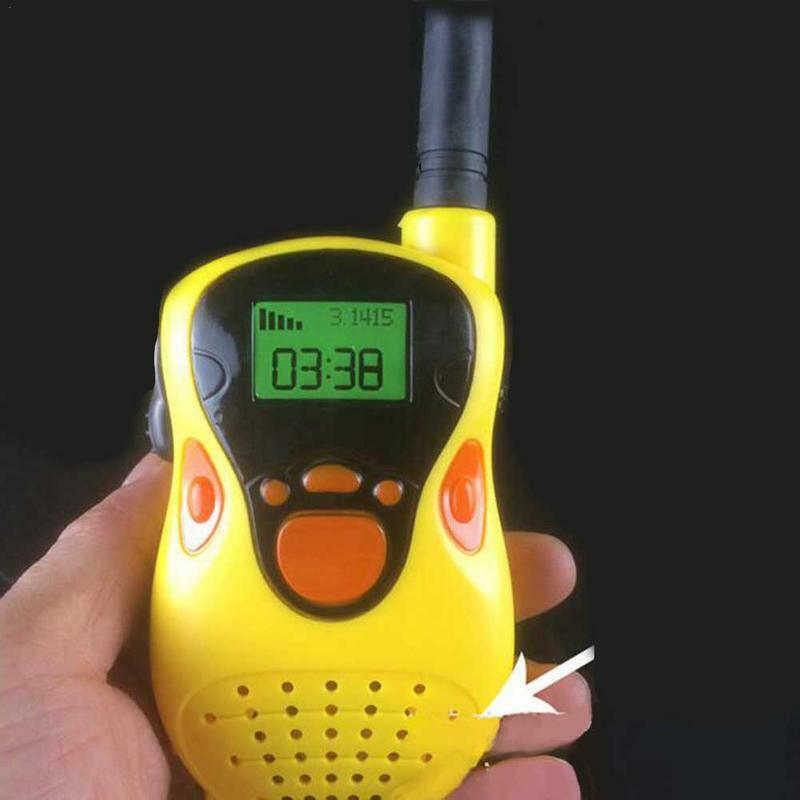 Pcsset crianças brinquedos 22 canais walkie talkies brinquedo rádio em dois sentidos uhf transceptor handheld de longa distância crianças presente