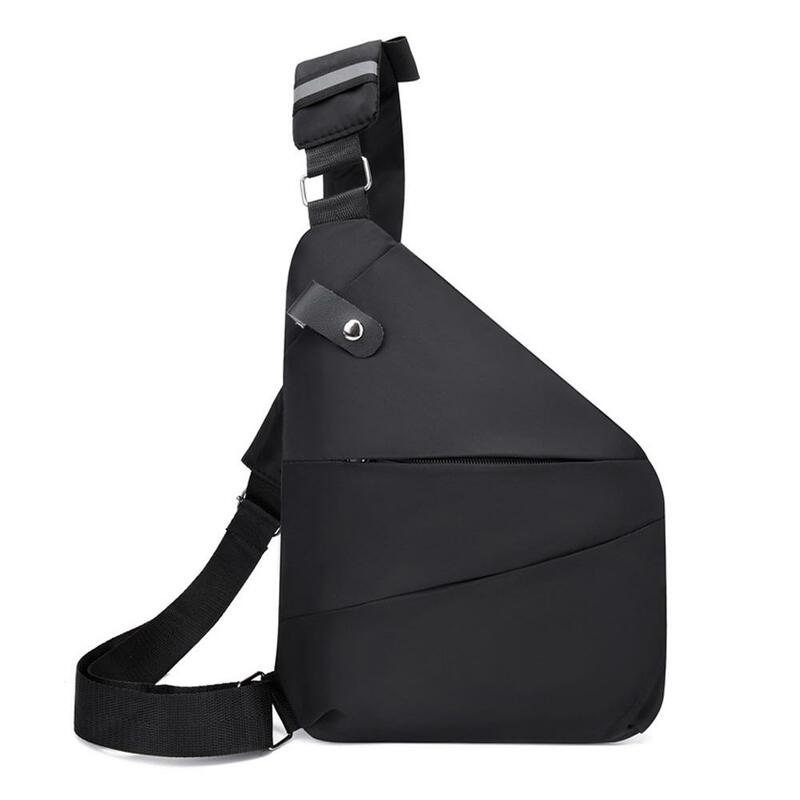 Дорожная сумка с защитой от кражи, Мужская нагрудная сумка для отдыха на открытом воздухе, сумка через плечо, нейлоновая водонепроницаемая сумка для прогулок, походов, Прямая поставка C5Y2