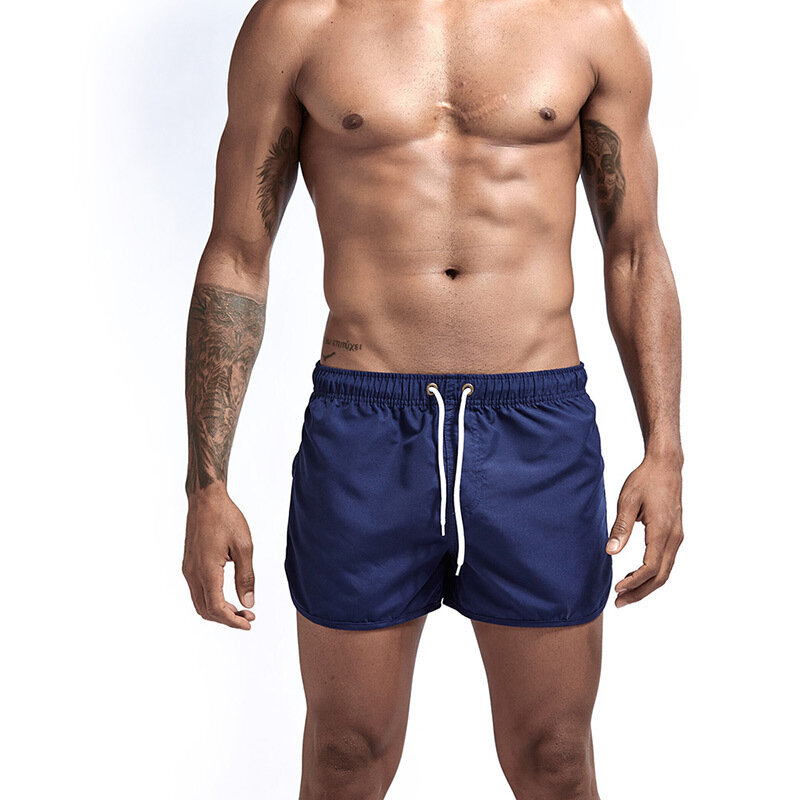 MRstuff-Short de plage en polyester multicolore pour homme, culotte en tissu de poitrine, short de sport, tout neuf, 2024