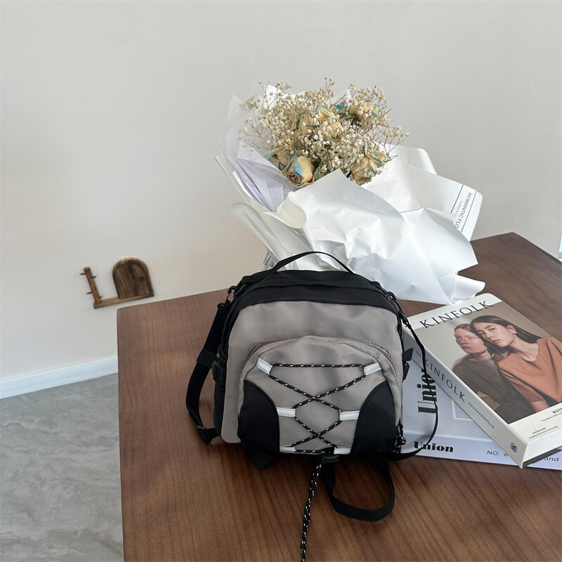 Детский Повседневный Рюкзак, Новинка весна-осень 2023, модный Индивидуальный простой красивый рюкзак для учеников в Корейском стиле