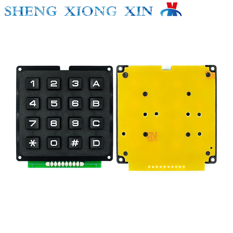 Clavier à bouton-poussoir de microcontrôleur, matrice 3x4, 3 age, technologie 12 prédire, lot de 2 pièces