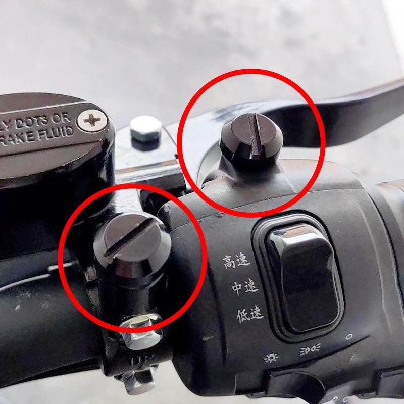 2pcs M8 / M10 Motorcycle Rear View Mirror Hole Plugs Screws Aluminum Alloy Parts Modification Accessories Drop Shipping
