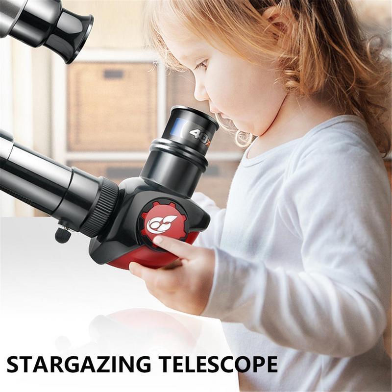 Teleskop astronomi portabel dan dudukan kuat refrakers astronomi dengan Tripod untuk percobaan sains ant berkemah