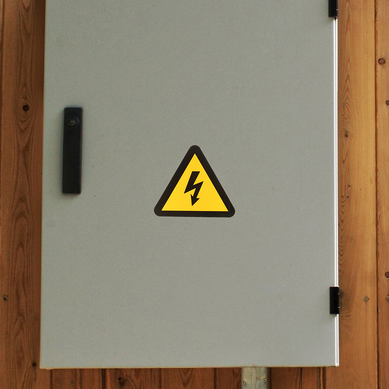 Etiquetas de piezas para choques eléctricos, pegatinas de alto voltaje, Panel de señales, 24 unidades
