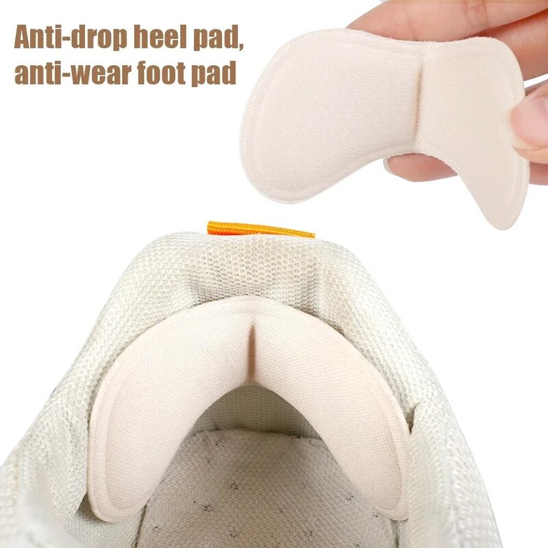 Parche para plantillas de talón, almohadillas de cojín antidesgaste para el cuidado de los pies, pegatina adhesiva para el talón, plantilla de inserción de zapatos, 1 par, 6 pares
