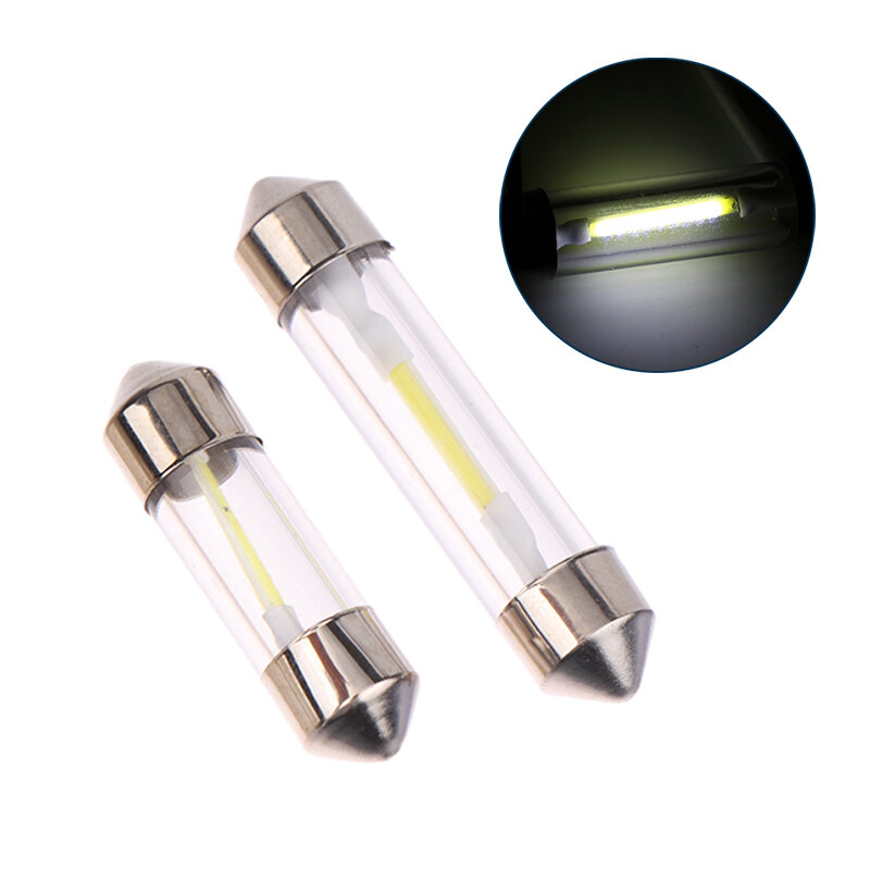 Ampoules LED Festoon Blanches C5W C10W, Lampe de Signalisation de Porte Intérieure de Coffre, Lumière de Lecture de Voiture, 31mm 36mm 39mm 41mm