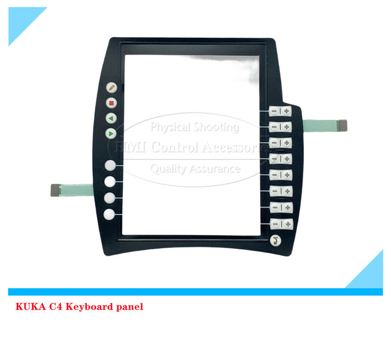 Para kuka c4 kcp4 00-168-334 painel de interruptor de teclado básico amt9552 vidro da tela de toque