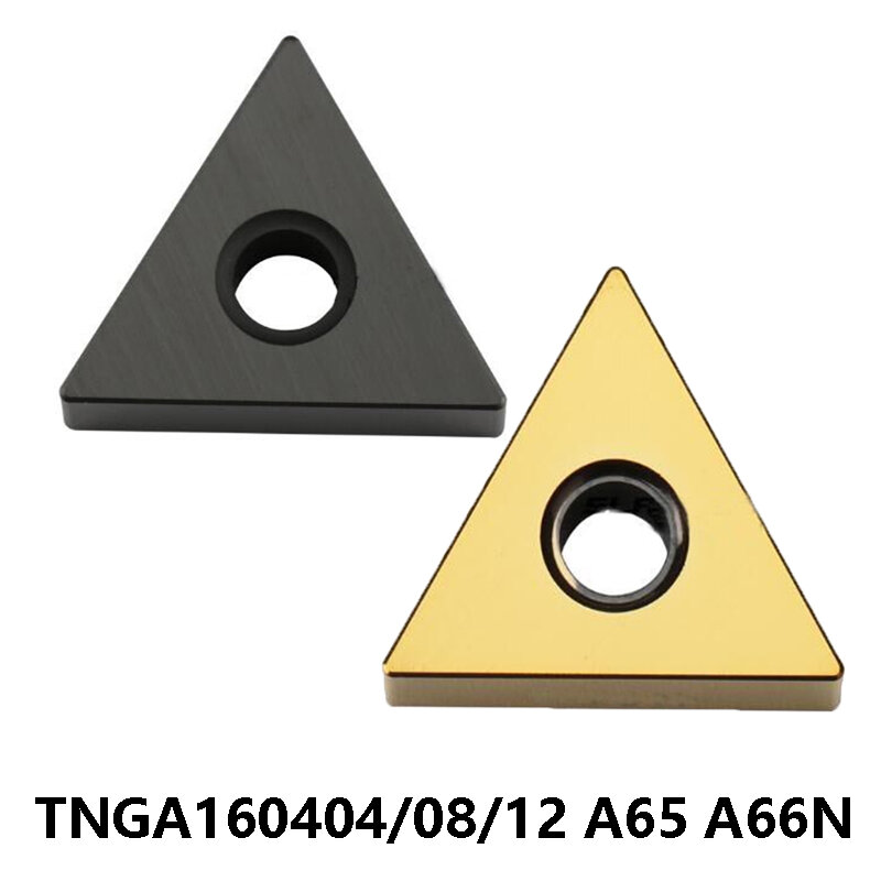 Herramientas de torneado DE CORTADOR de torno CNC, insertos de carburo TNGA160404 TNGA160408 A65 A66N TNGA 160404 160408, Original