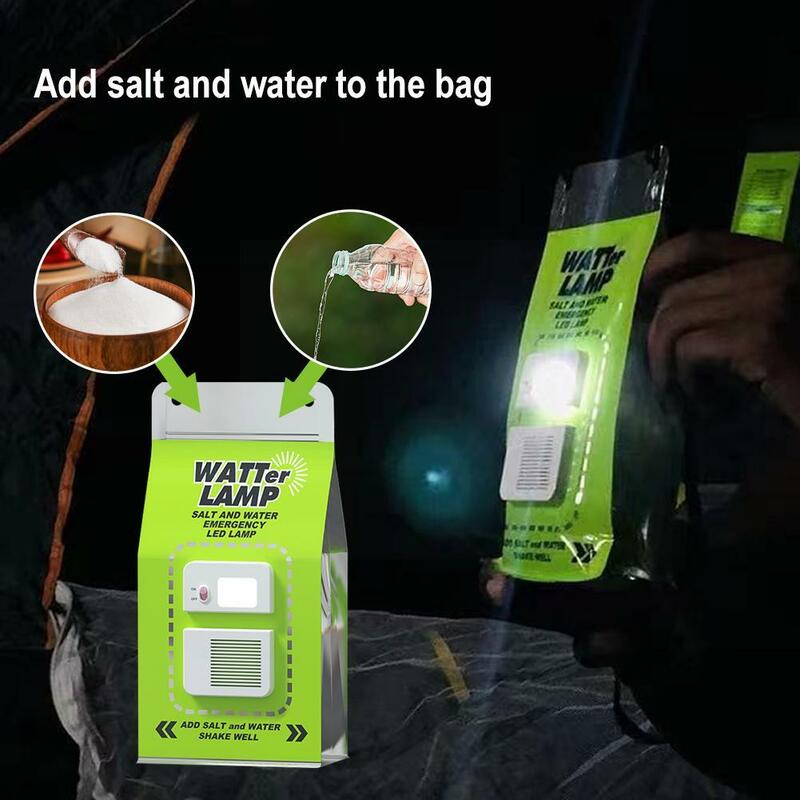 Linterna de agua salada para acampar al aire libre, luz nocturna de emergencia para peces J4Y4, 2023