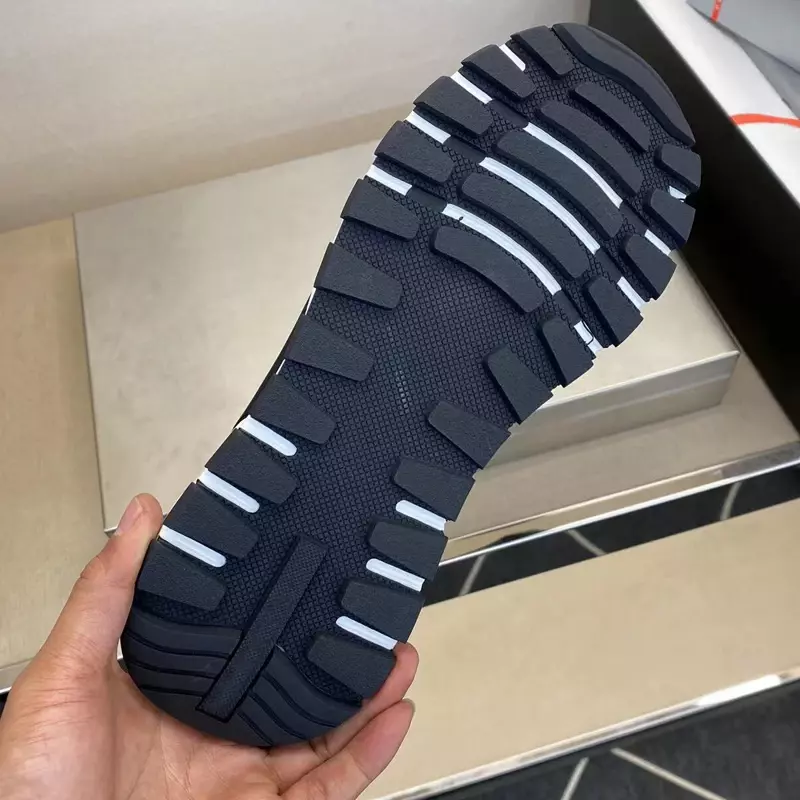 Męskie czarno-niebieskie wodoodporne tenisówki z tkaniny nylonowej Designerskie letnie wygodne i oddychające buty do chodzenia na co dzień