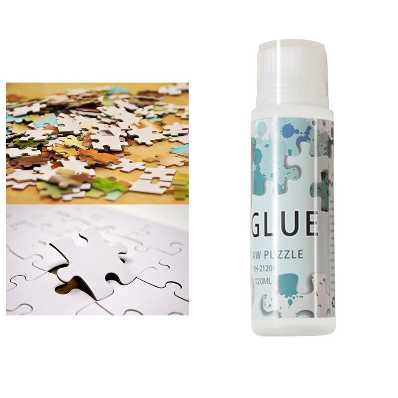 Jigsaw Puzzle Glue Clear PVA for Puzzle Paper Wood 120ml for Conserve Craft